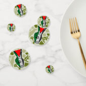 Confettis Symbole triangle rouge de résistance à la main du  (Groupe)