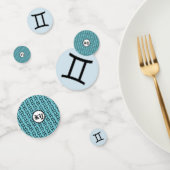 Confettis Symbole Zodiaque Gemini Standard par Kenneth Yonci (Groupe)