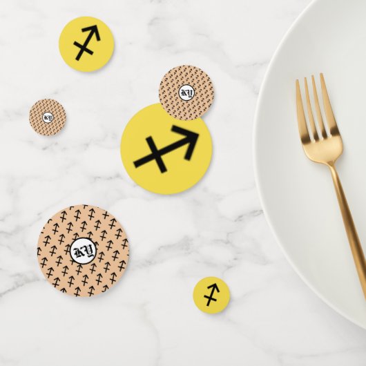 Confettis Symbole zodiaque Sagittarius Standard par K Yoncic (Groupe)