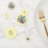 Confettis Tabby Fairy Cat Mushroom Floral (Groupe)