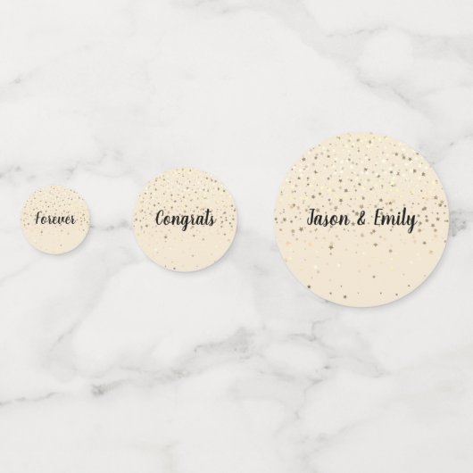 Confettis Table Confetti-Mariage (Devant)