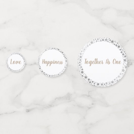 Confettis Table Confetti-Mariage (Derrière)