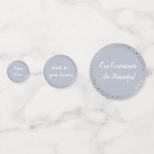 Confettis Table Confetti-Pageant Mélange 3 Nos Concours (Derrière)