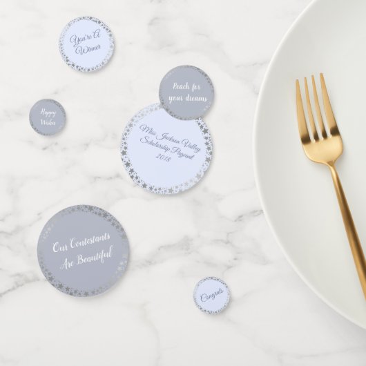 Confettis Table Confetti-Pageant Mélange 3 Nos Concours (Groupe)