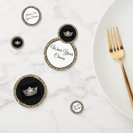 Confettis Table Confetti-Pageant Mélange Couronne (Groupe)