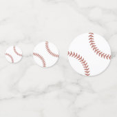 Confettis Table d'anniversaire de baseball (Devant)