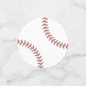 Confettis Table d'anniversaire de baseball (Petit recto)