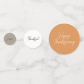 Confettis Table d'aquarelle Citrouille bleu rustique Confett (Derrière)