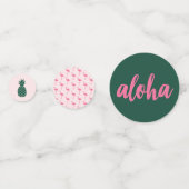 Confettis Table de Baby Shower de Mariage Aloha (Devant)