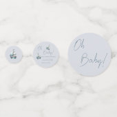 Confettis Table de Baby shower de voiliers nautiques (Devant)