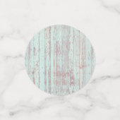 Confettis Table de Baby shower rustique de Little Citrouille (Petit recto)