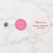 Confettis Table de fête prénuptiale Aloha (Derrière)