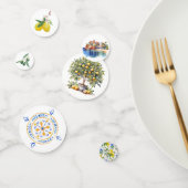 Confettis Table de mariage sur le thème de l'Italie méditerr (Groupe)