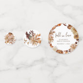 Confettis Table de photo d'automne (Devant)