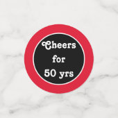 Confettis Table de réunion de classe personnalisée confetti! (Petit recto)