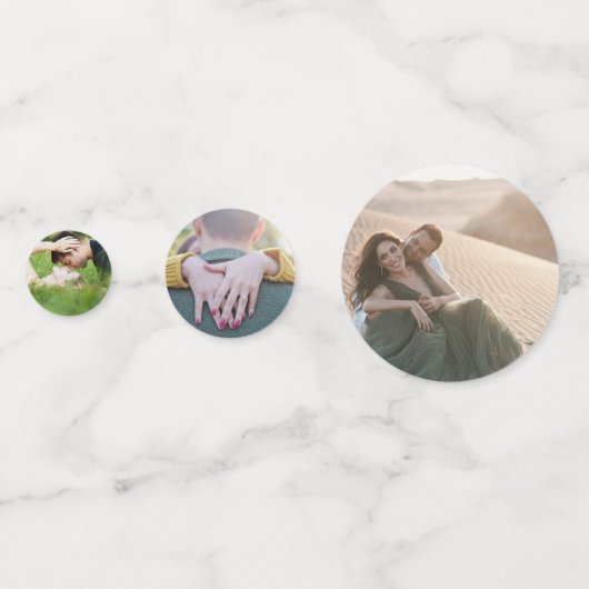 Confettis Table de thème Photo simple (Devant)