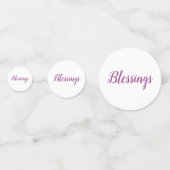 CONFETTIS TABLE DES ANGELS BÉNÉFICIÉS (Derrière)