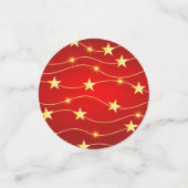 Confettis Table des étoiles de Noël (Petit recto)