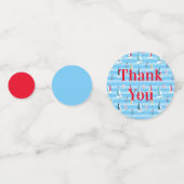 Confettis Table des Motifs de voiliers (Derrière)