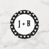 Confettis Table Mariage de moto moto personnalisée (Petit recto)