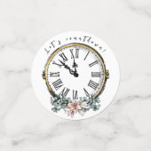 Confettis Table moderne élégante de la Soirée du Nouvel An (Petit recto)