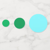 Confettis Tableau de dégradé Aurora vert à bleu électrique (Derrière)