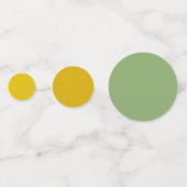 Confettis Tableau de dégradé vert canari jaune à ananas (Derrière)