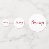 CONFETTIS TABLEAU DE FLEURS DE POINSETTIE ROUGE DE NOËL (Derrière)