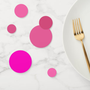 Confettis Tableau Fuchsia rose chaud de Paradis tropical