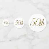Confettis Tablefetti - 50e anniversaire de Mariage personnal (Devant)