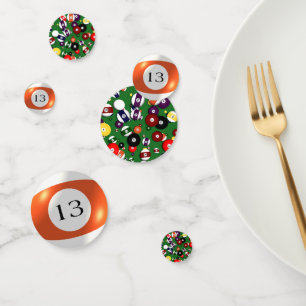 Confettis Tablefetti - Billard et 13 Ball