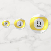 Confettis Tablefetti - Billard et 9 balles (Derrière)