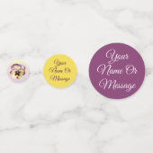 Confettis Tablefetti - Bourgogne Blotch Pansy (Derrière)