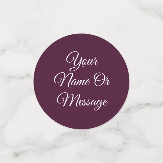 Confettis Tablefetti - Bourgogne Blotch Pansy (Petit recto)