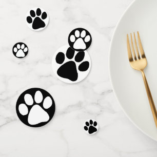 Confettis Tablefetti - Empreintes de pattes chiots
