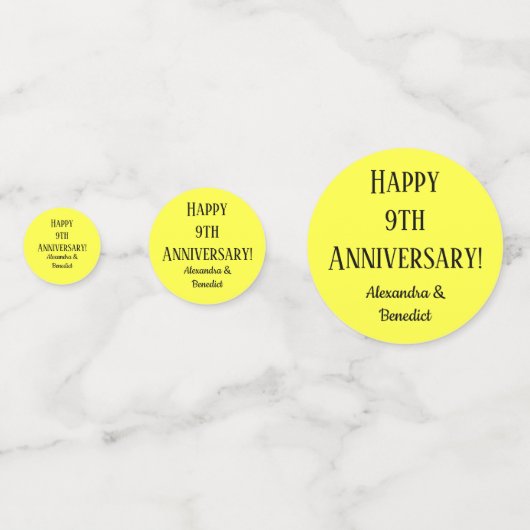 Confettis Tablefetti - Neuf Boule (Derrière)