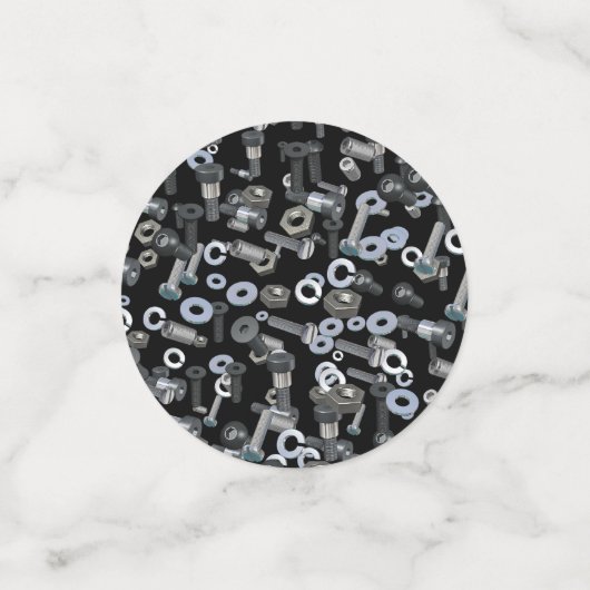 Confettis Tablefetti - Nuts et boulons (Petit recto)