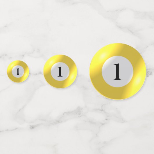 Confettis Tablefetti - Une balle (Devant)