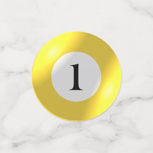 Confettis Tablefetti - Une balle (Petit recto)