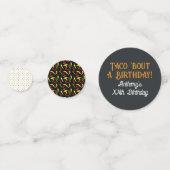 Confettis « Taco ’Bout un Anniversaire !» Fiesta (Derrière)