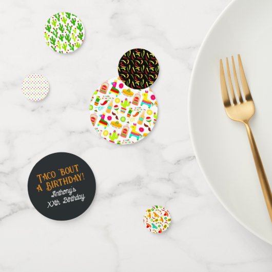 Confettis « Taco ’Bout un Anniversaire !» Fiesta (Groupe)