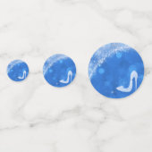 Confettis Talons Cendrillon Blue Sparkle Conte de Fées (Devant)