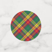 Confettis Tartan du clan Buchanan (Petit recto)