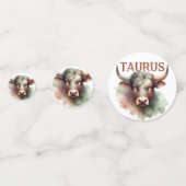 Confettis Taurus Zodiac Thématique fête d'anniversaire (Derrière)