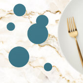 Confettis Teal Blue Solid