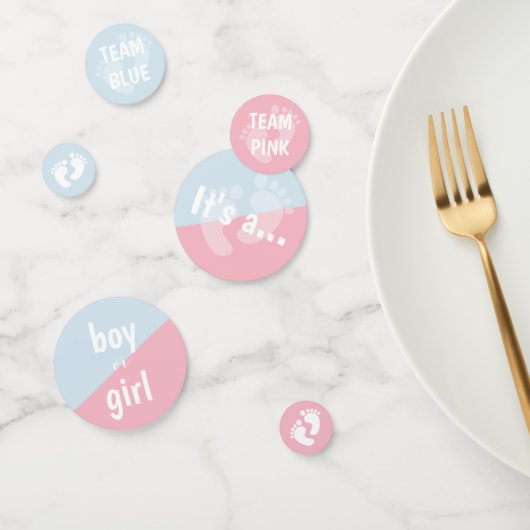 Confettis Team Pink & Team Blue Genre Reveveeling Party (Groupe)
