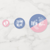 Confettis Team Pink & Team Blue Genre Reveveeling Party (Devant)