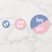 Confettis Team Pink & Team Blue Genre Reveveeling Party (Derrière)