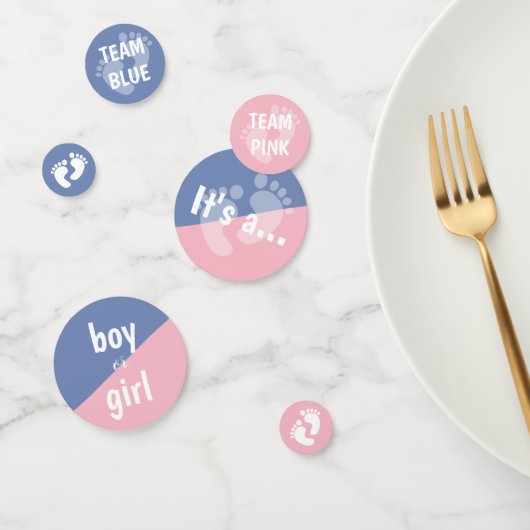Confettis Team Pink & Team Blue Genre Reveveeling Party (Groupe)