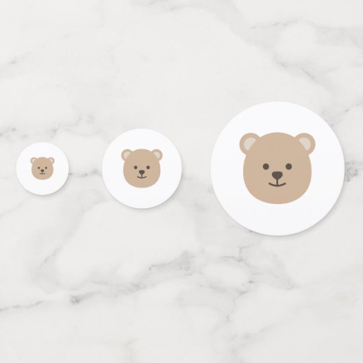 Confettis Teddy Bear (Devant)